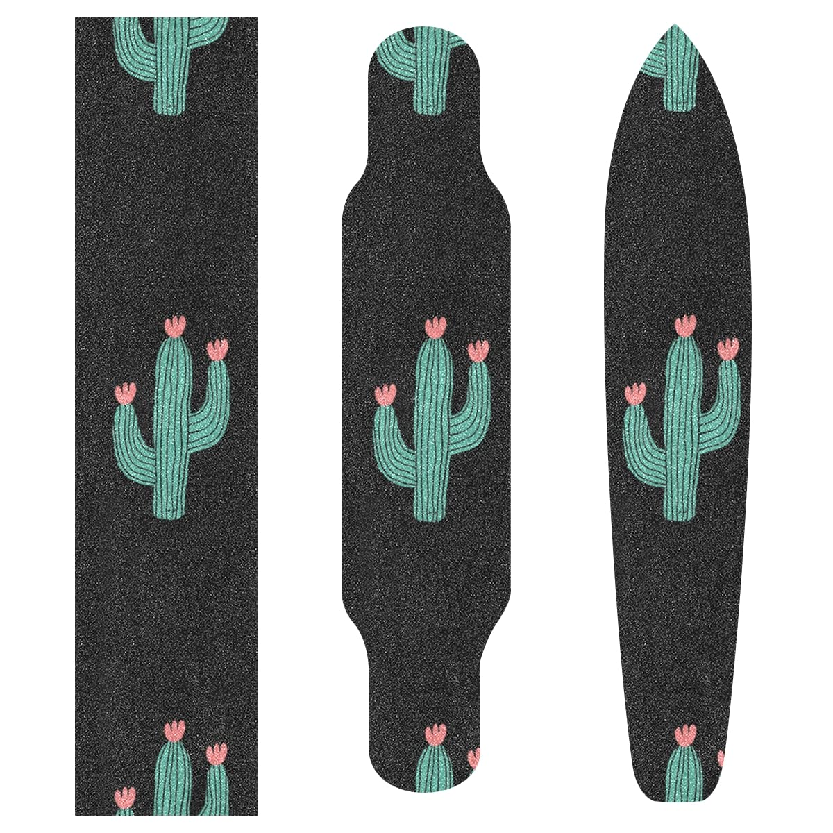 HUSSRITY Cactus Flowers Skateboard Grip Tape 9