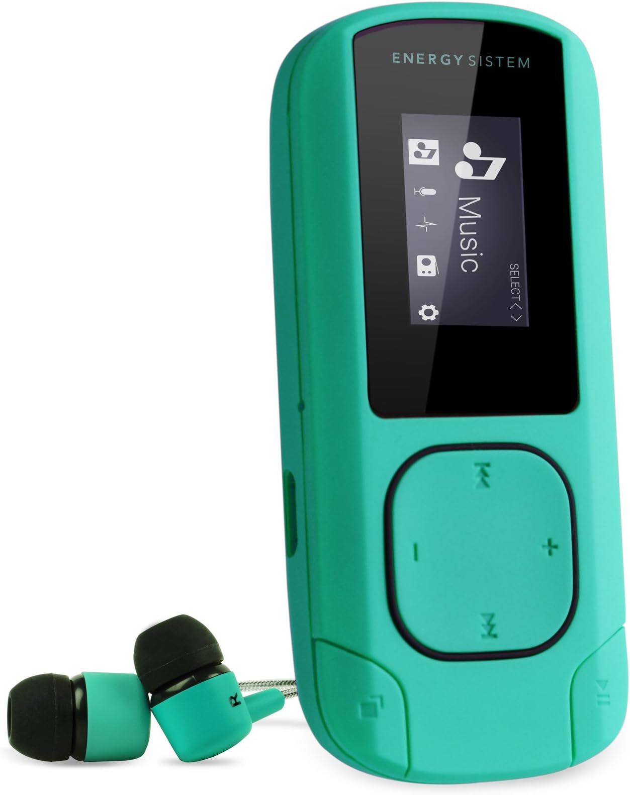 Energy Sistem Clip 8 GB Portable MP3 Player (Mint)