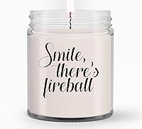 Vista 1 de Smile Theres - Velas de bola de fuego para mujeres, regalos para ella, esposa, novia, regalos de cumpleaños para mujeres, mamá, mejor amiga, vela