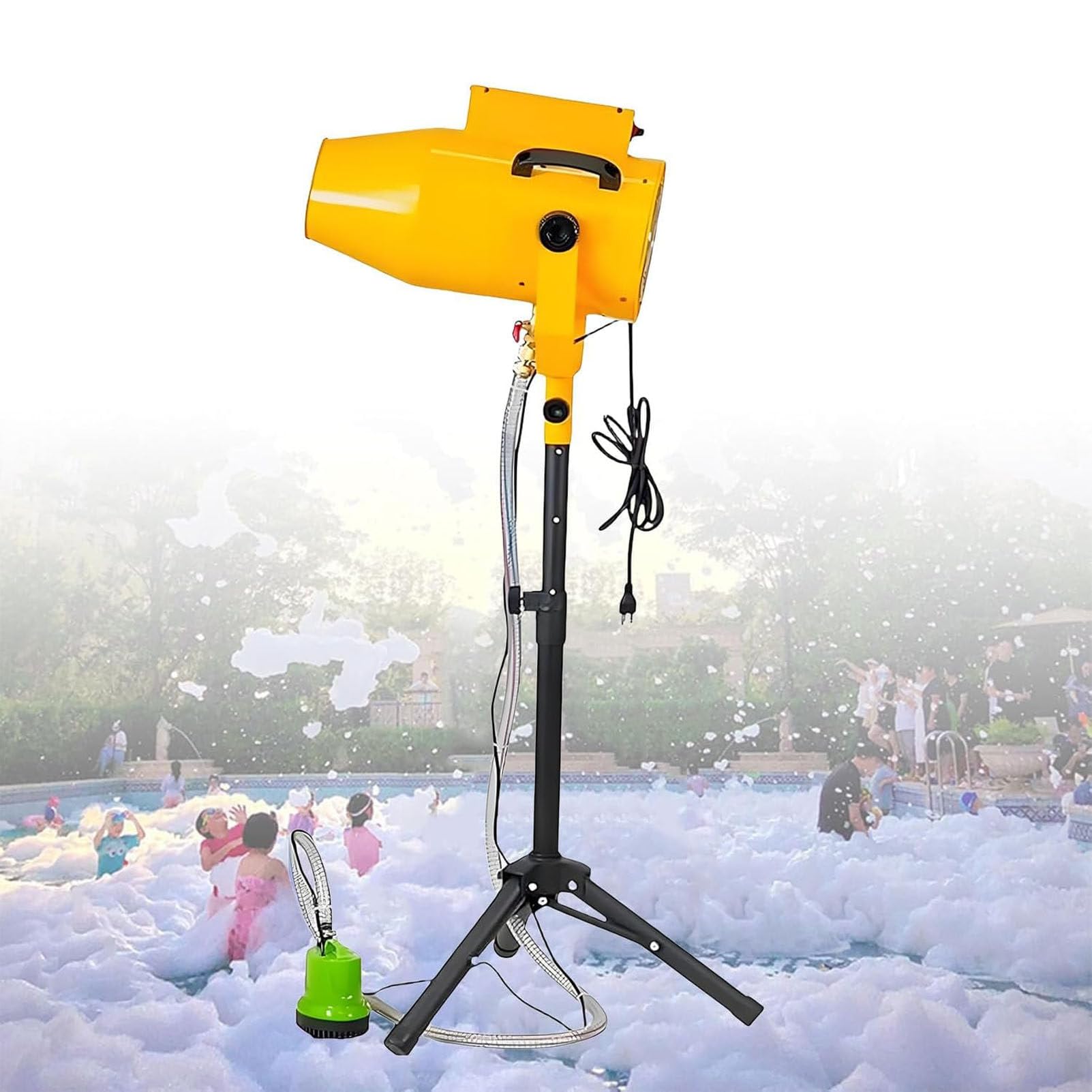 Machine à Mousse pour fêtes/Canon à Mousse Yellow-220V