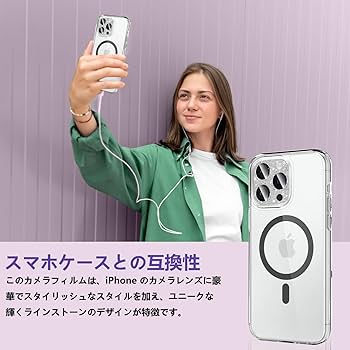 iPhone - のりのり Amazon.co.jp: CeiBand ラインストーン カメラフィルム iPhone