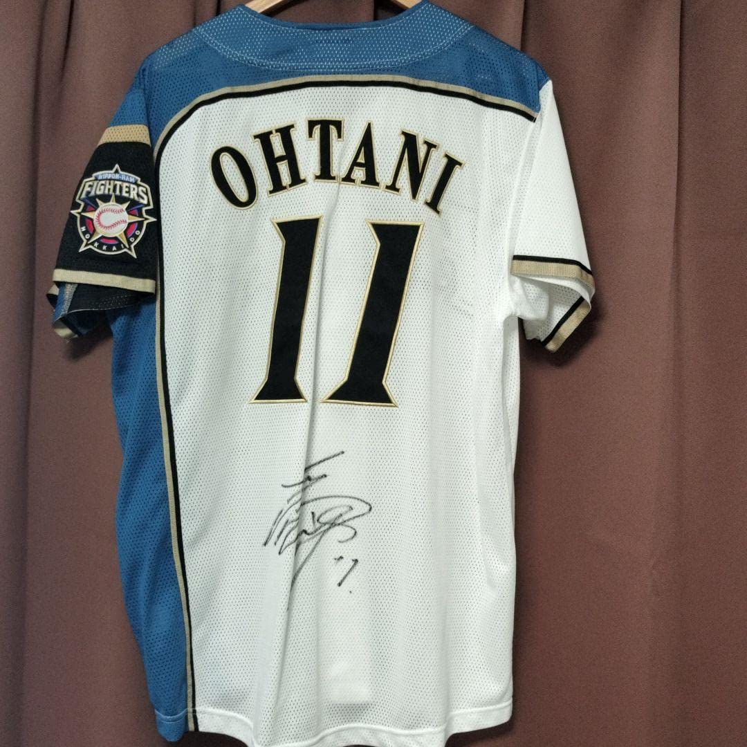 ◇他のサイト決定◇大谷ドジャースユニフォーム日ハム時代直筆サイン 