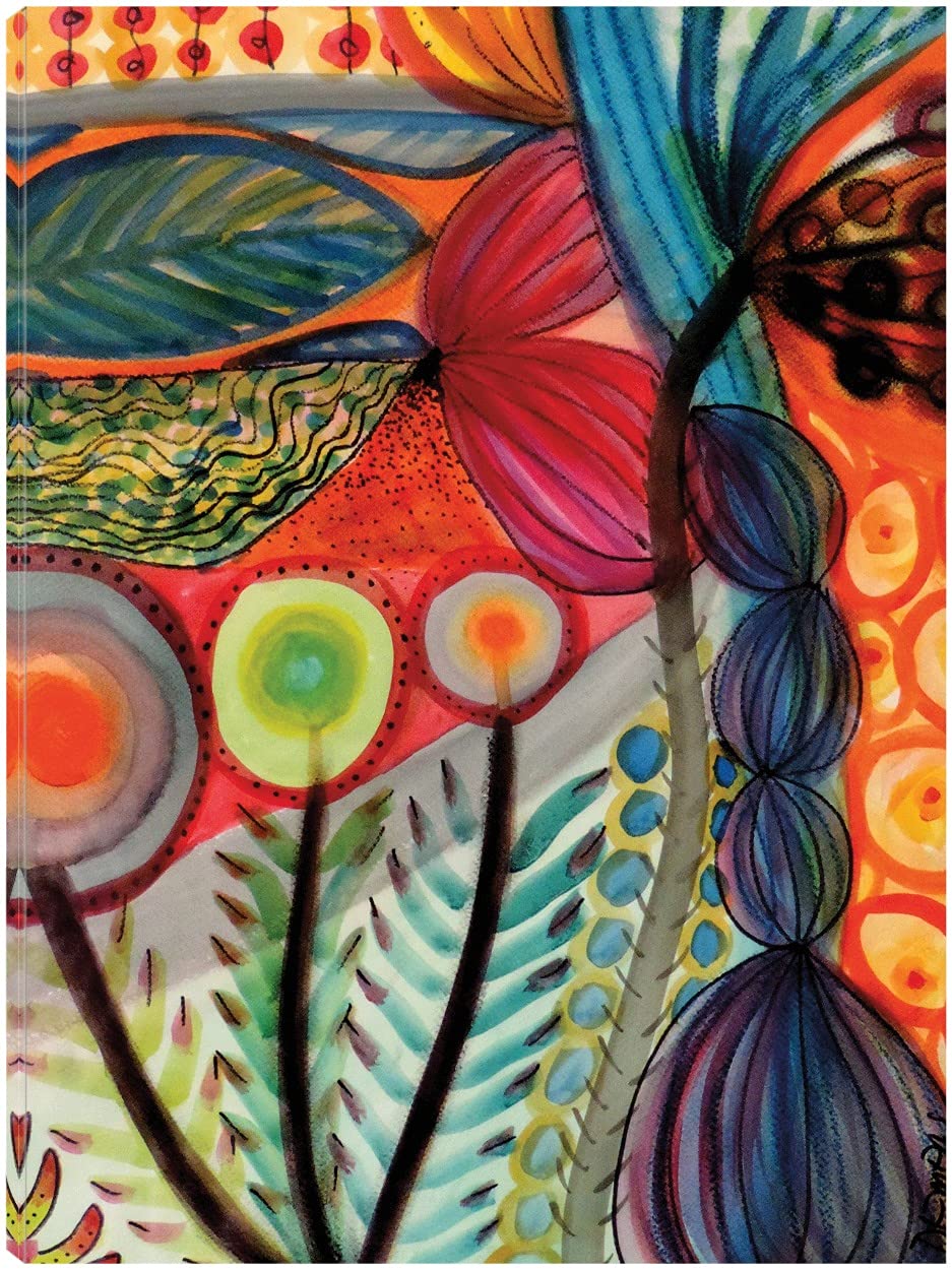 Fine Art Canvas Vivaces Canvas Wall Decor by Artist Sylvie Demers for Living Room Bedroom Bathroom Kitchen Office