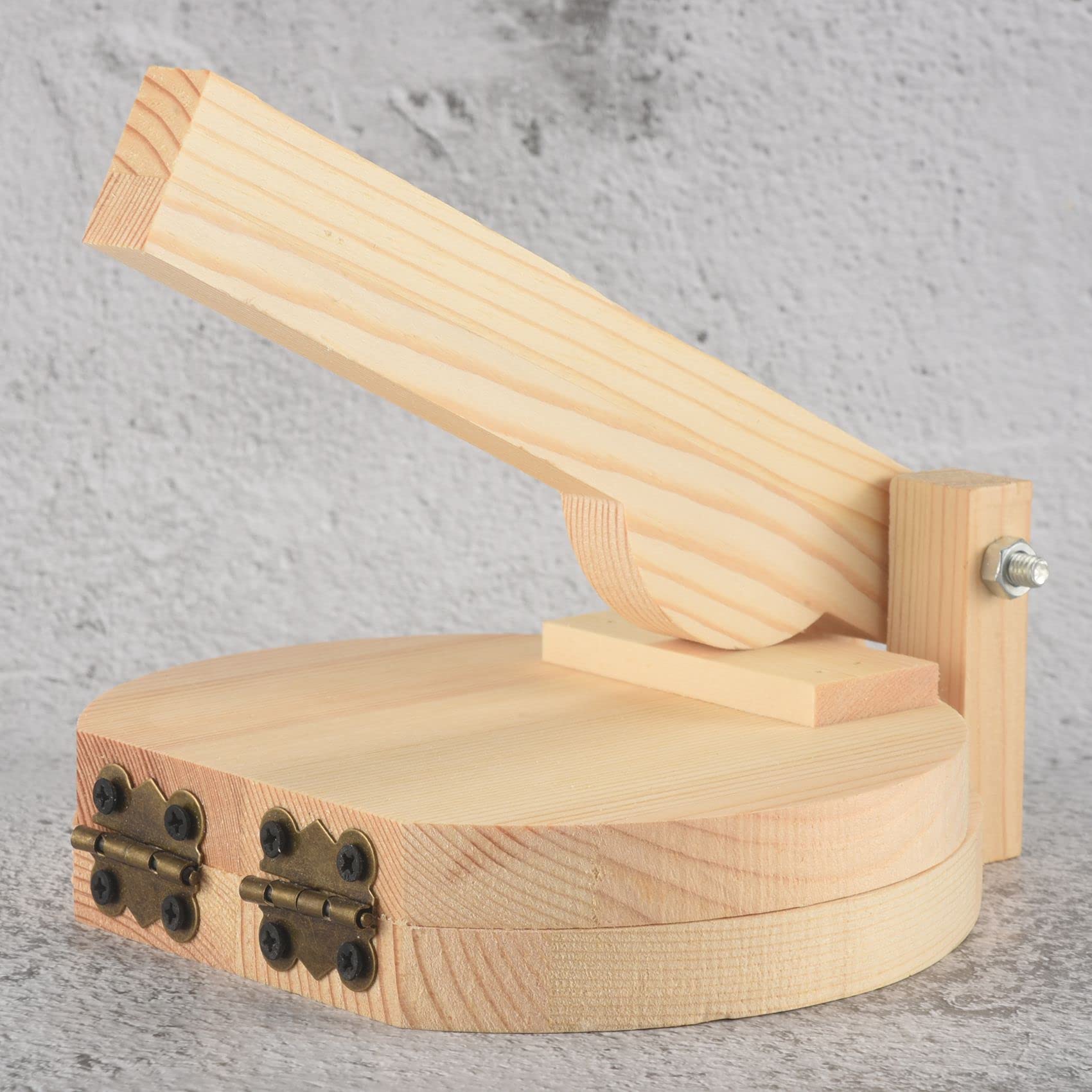 Pressa per Tortilla nel Legno Pressa per Gnocchi Maker Presser Chapati Roti Corn Maker Strumenti per Pressare Accessori per Gadget da