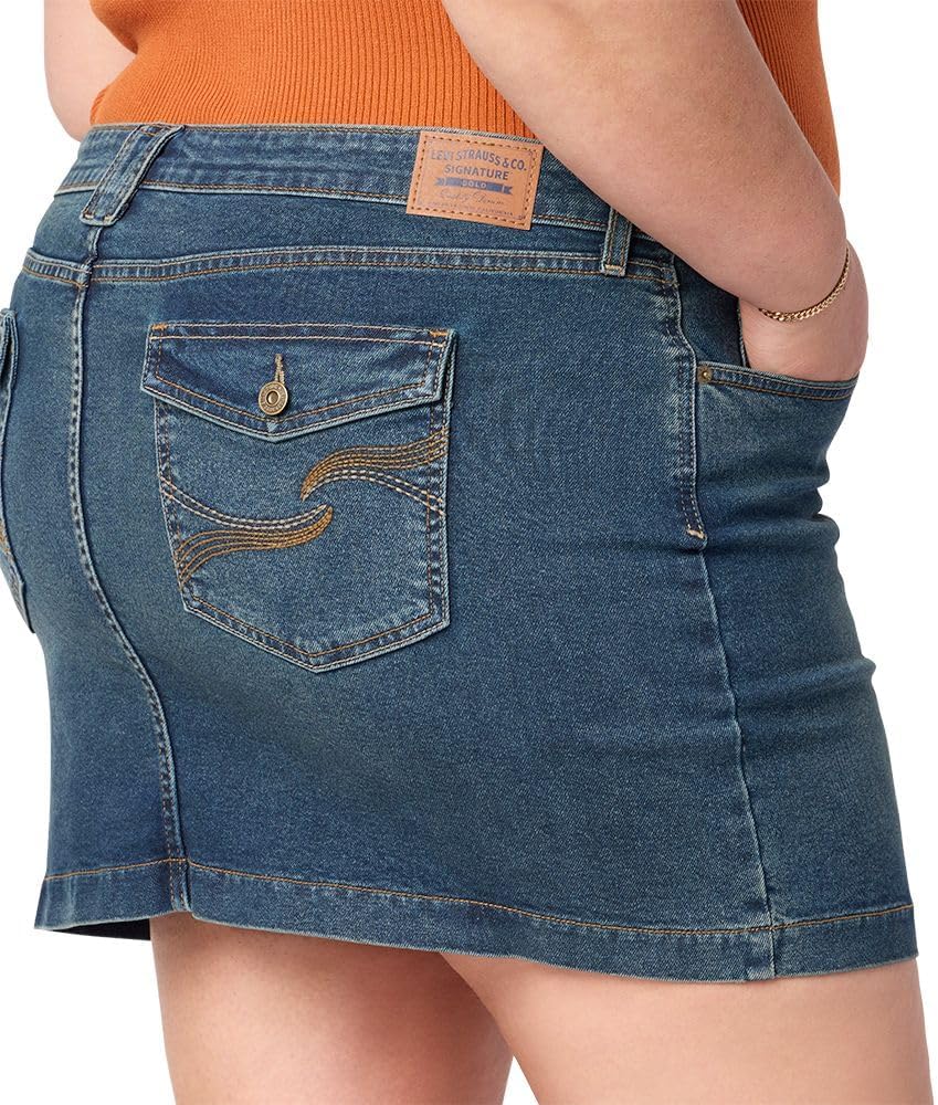 Levi Strauss Signature Gold Womens True Skirt (Available in Plus) - Image 5