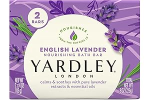 Jergens Nourishing Bath Soap Bar English Lavender