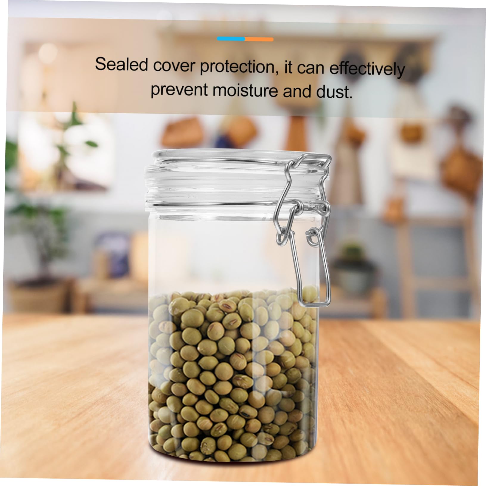 VILLFUL Storage Tank Honey Containers Sealed Storage Can Clear Container Honey Dispenser Food Container Food Dispenser Storage Bottle re-usable