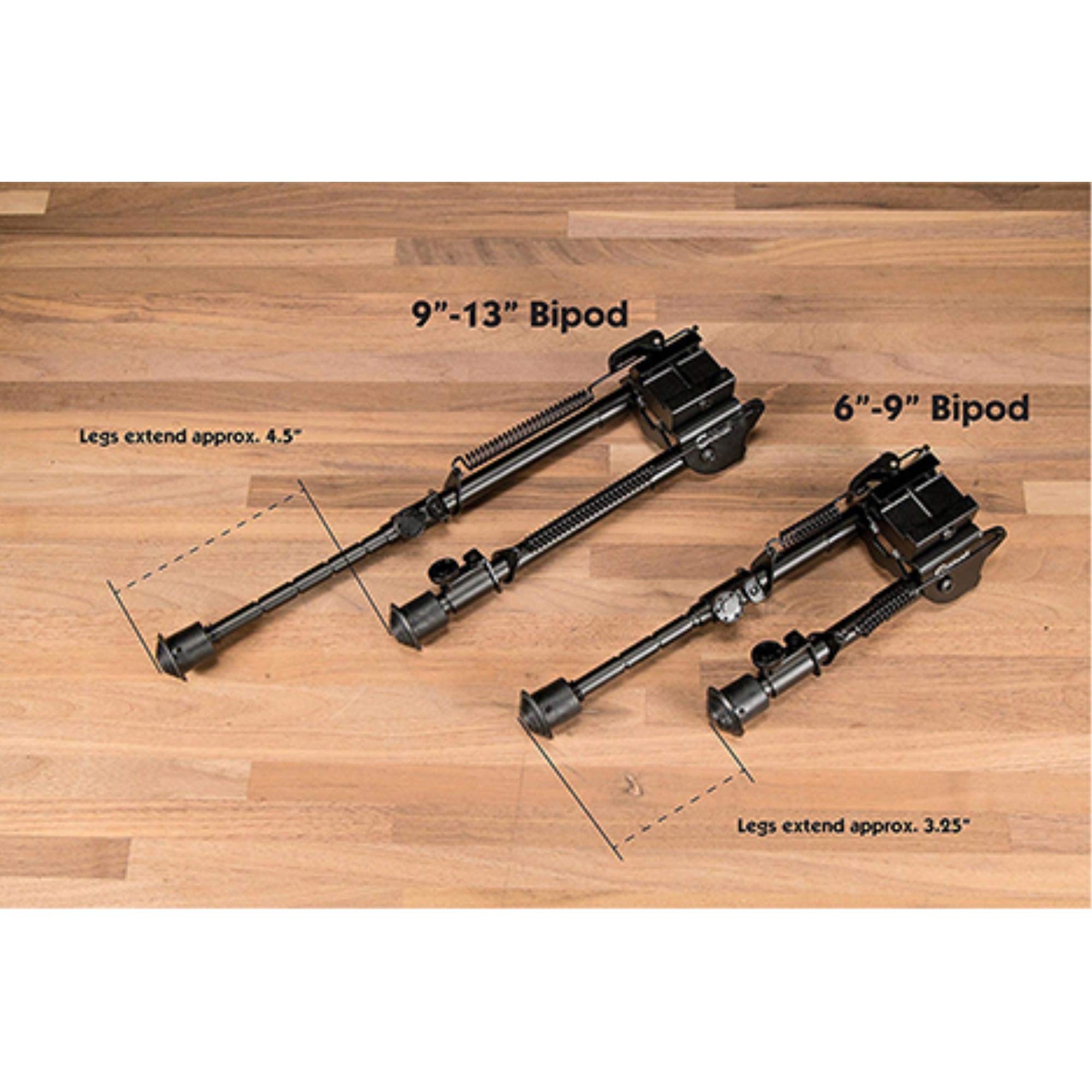 Caldwell 1108246-SSI Pic Rail Xla Zweibeinstativ, Schwarz, 6-9-Inch, Ansicht 3