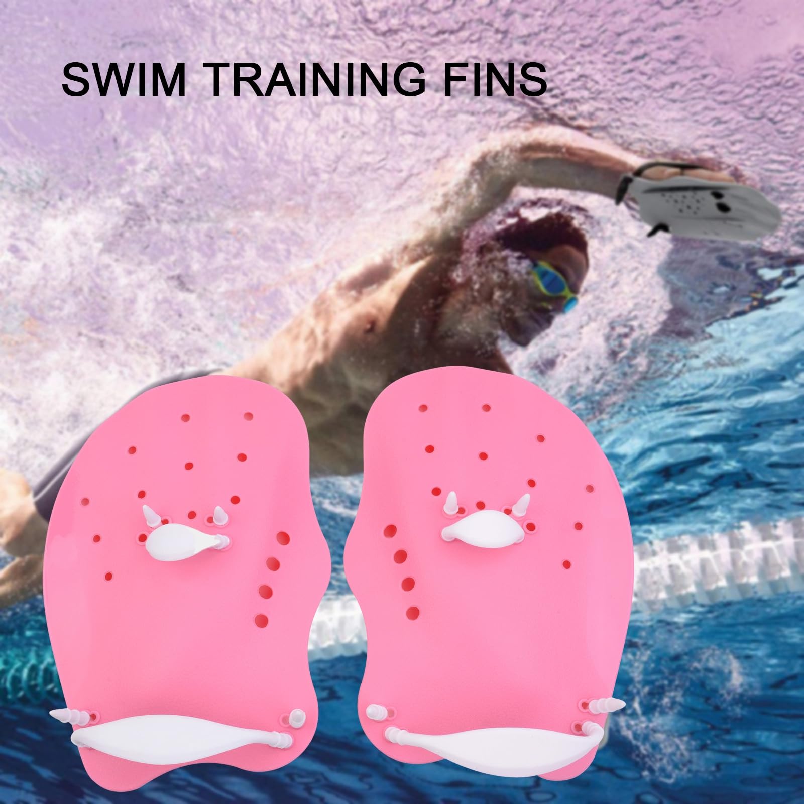 Nike Hand Paddles Hyper Crimson Large/X-Large