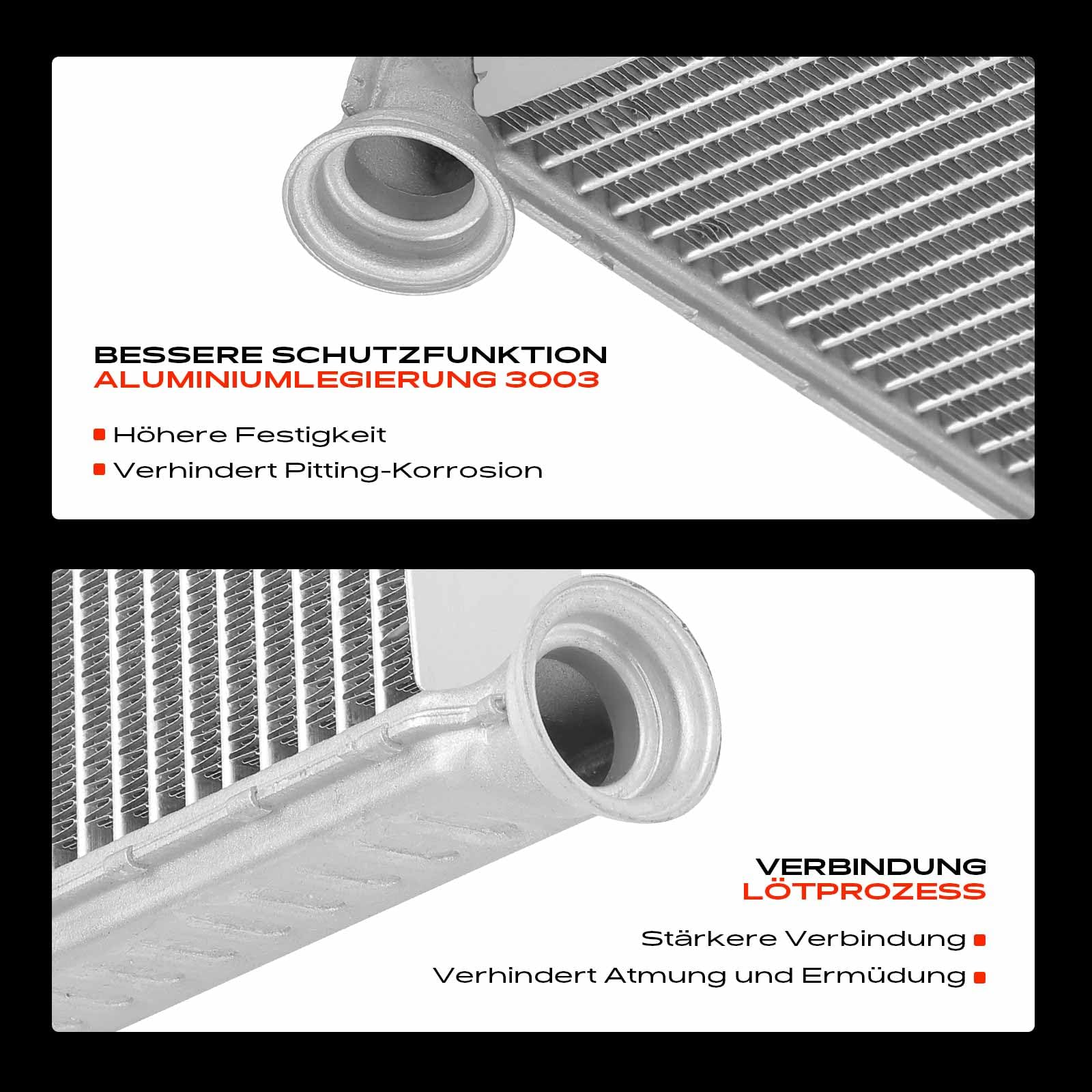 Frankberg Scambiatore di calore Riscaldamento interno Compatibile con 508 SW I 8E 2.0L 508 SW I 8E 2.2L 508 SW I 8E 1.6L 508 I 8D 2.0L 508 I 8D 1.6L Replace# 72962