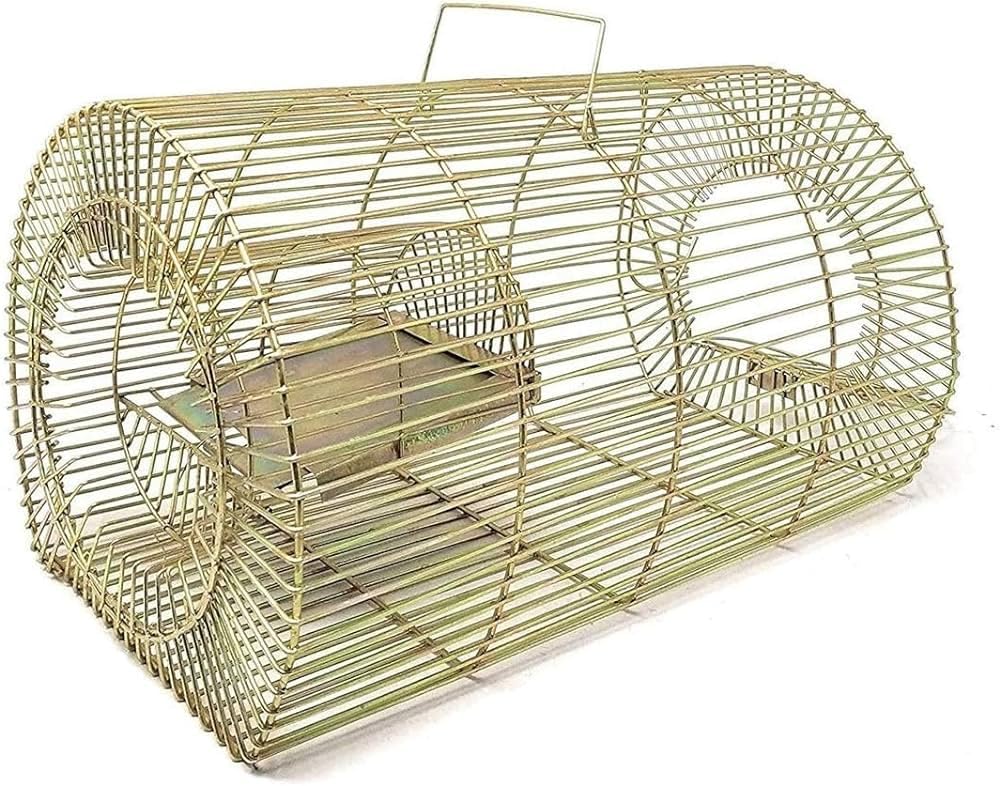 Mouse/Rat Trap for catching Small & Large Size Rats, Chuha Pinjara, Iron cage, Rat cage, Rat tra cage for use in House, Warehouses, Food Units, Hotel etc (Big Trap)