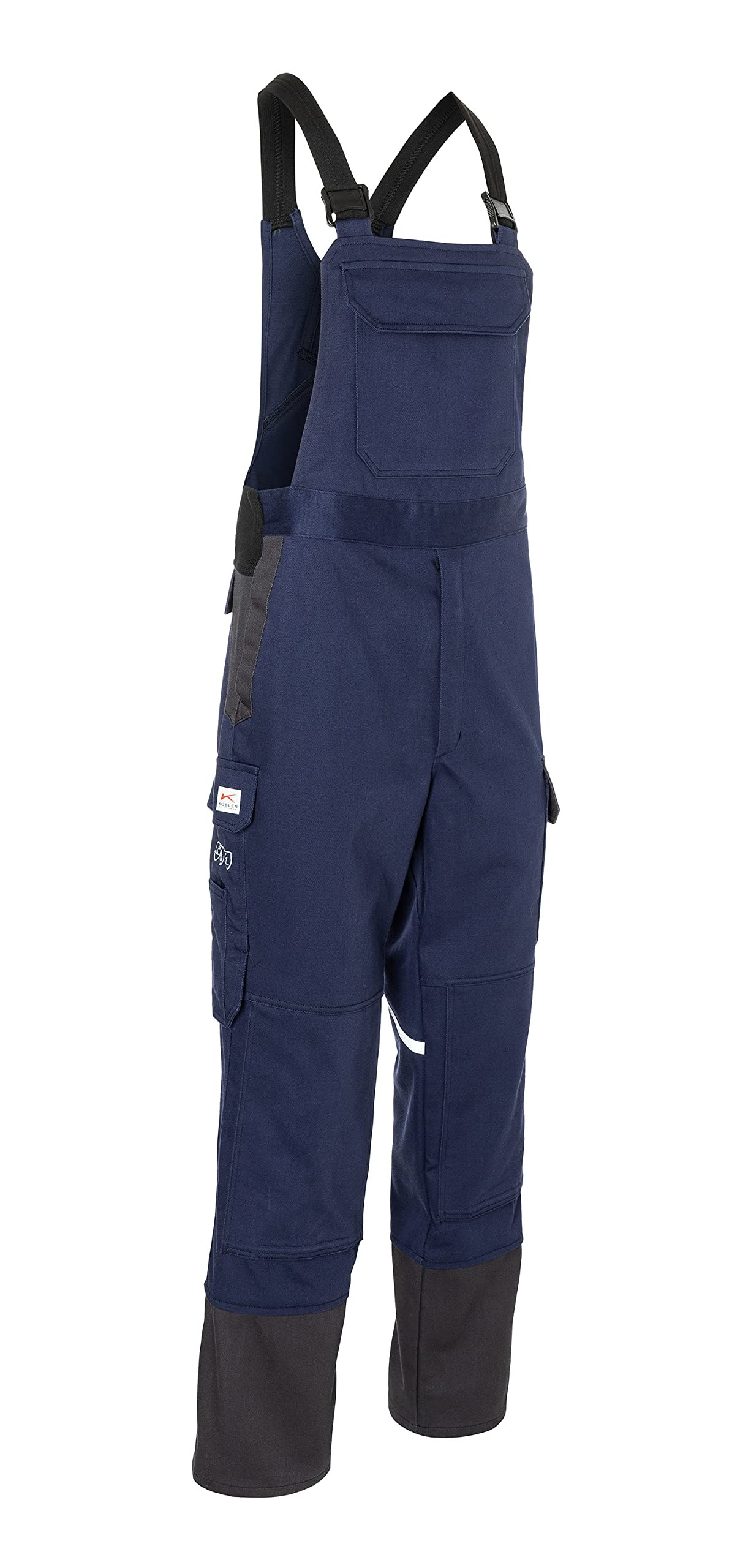 KÜBLER PROTECTIQ Welding Latzhose PSA 3 – Latzhose mit Knieschutztaschen, ergonomischem Schnitt und Schutzfunktion