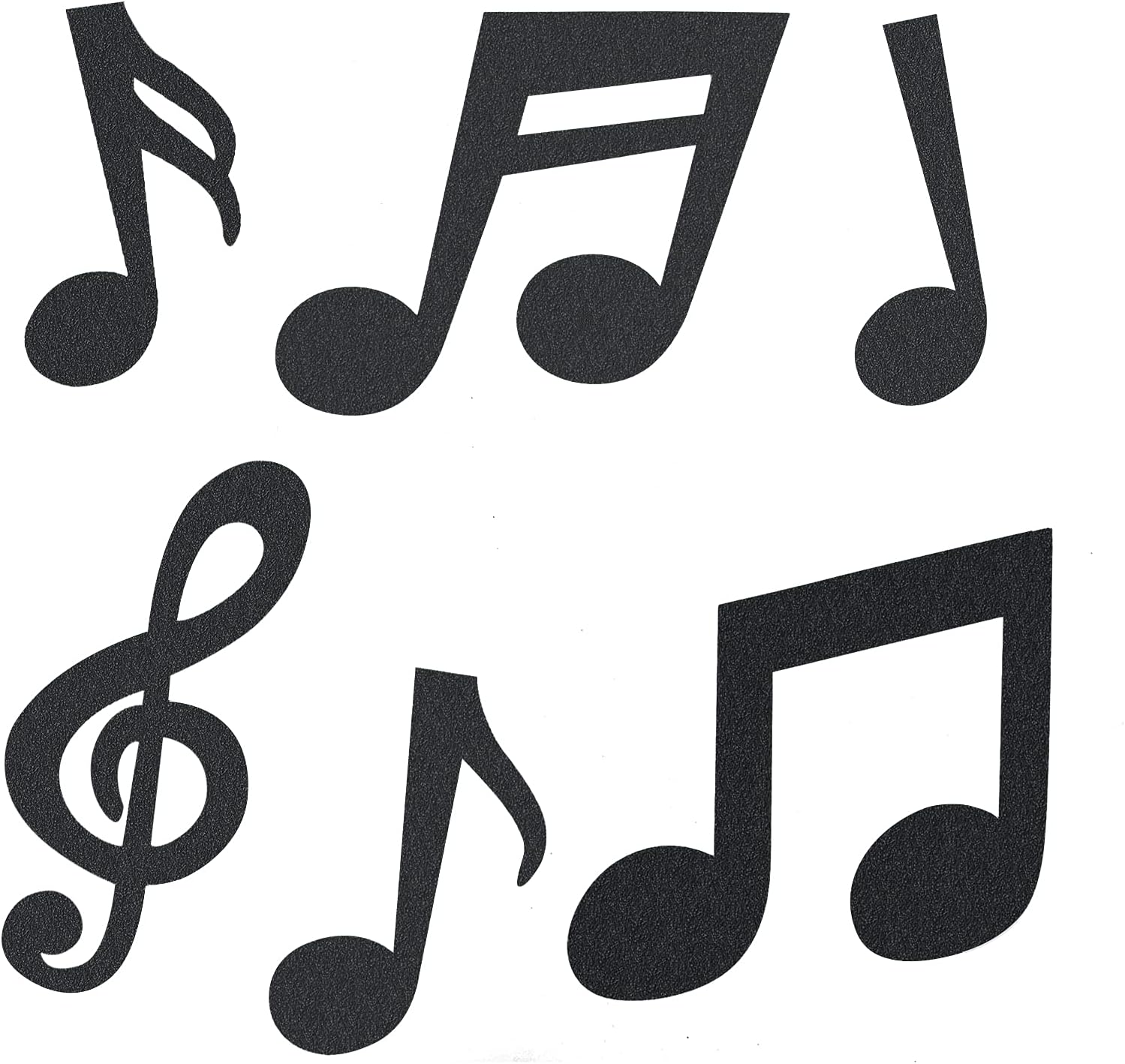 42 Pcs Music Notes Cutouts Musical Party Decorations Music Notes Silhouette for Birthday Party Supplies Baby Shower School Bulletin Board Craft Home Wall Decor