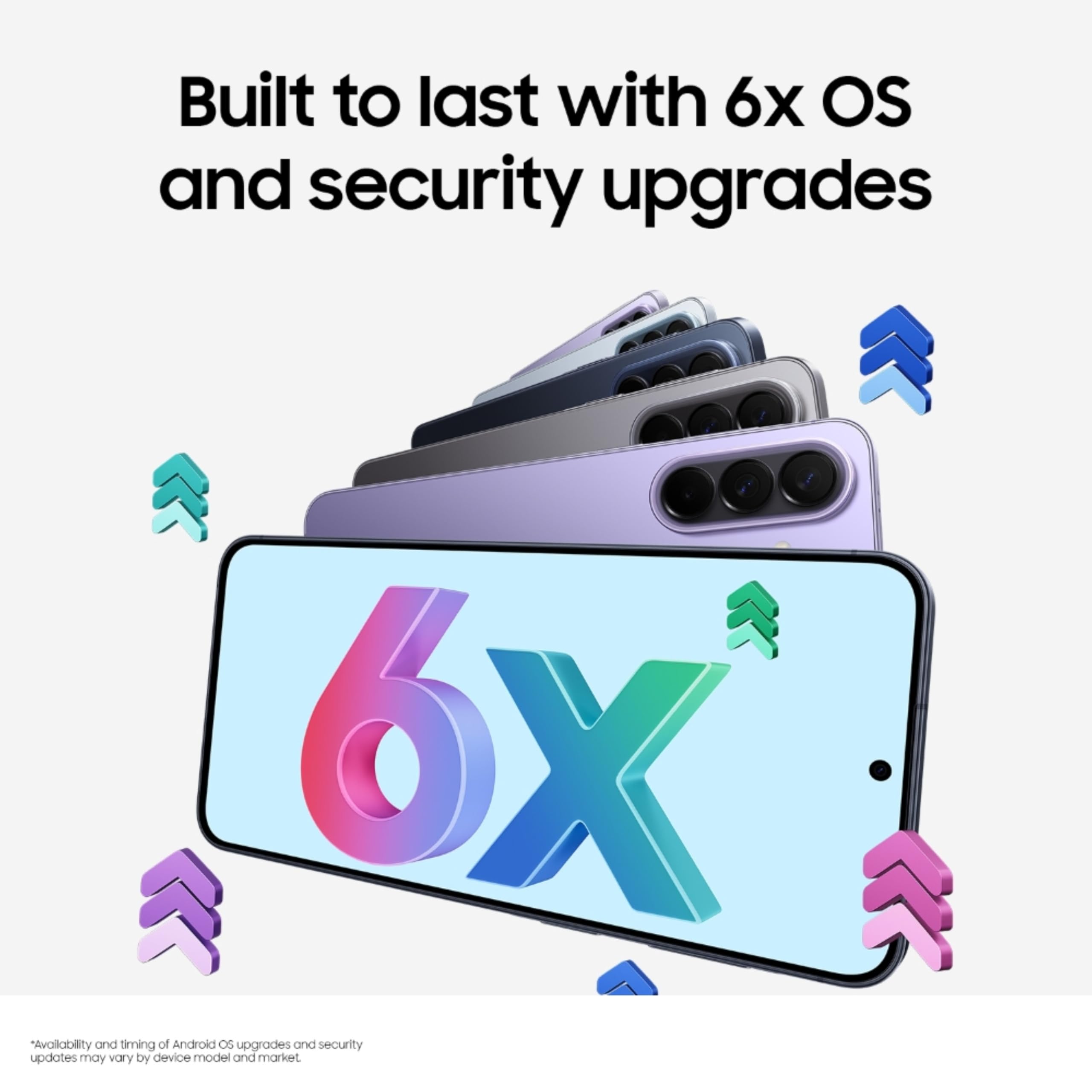 Samsung Galaxy A37 5G (Awesome Lavender, 8 GB RAM, 128 GB pamięci), Agentic AI, potrójny aparat z wideo z nocografią, 2 dni pracy baterii, aktualizacje systemu operacyjnego 6 generacji, IP68, 7,4 mm