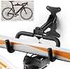 Dayacoco Bike Wall Mount, Adjustable Distance, Foldable Bike Rack, with Bike Hook, Load Capacity 66lbs, Space Saving, for Home, Garage Use, for Road, Mountain, and Hybrid Bikes
