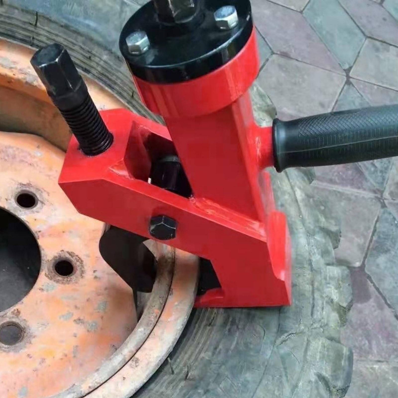 Smontagomme Manuale Attrezzo Tire Bead Breaker Separatore Tallone Strumento Ruota Leva Pneumatici in Ferro Compatto per Interventi Rapidi Adatto per Officina Gommista Riparazioni Auto