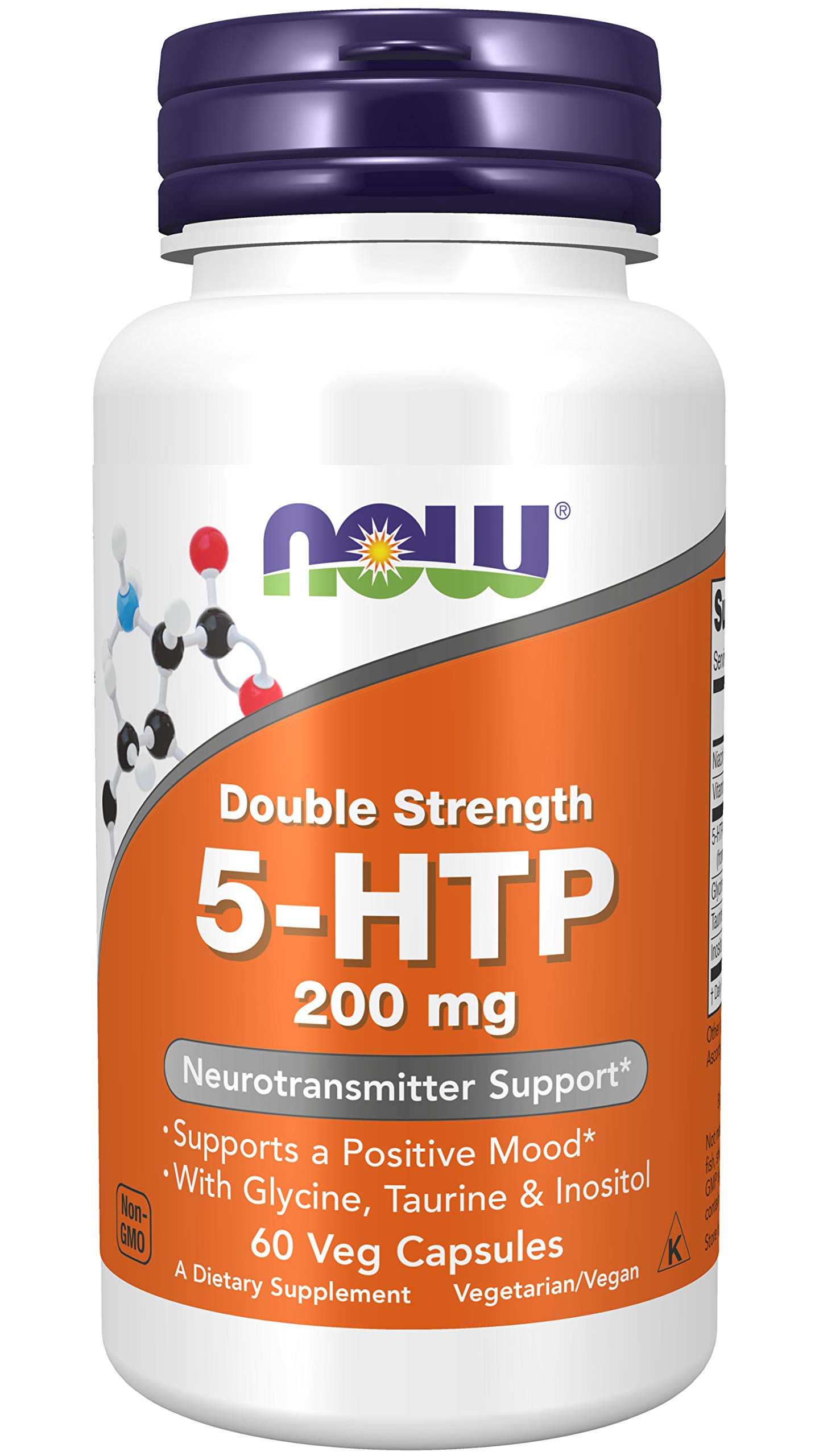 Amazon.com: NOW Foods 5-HTP 200 mg - 60 Veg caps 3 Pack : Health