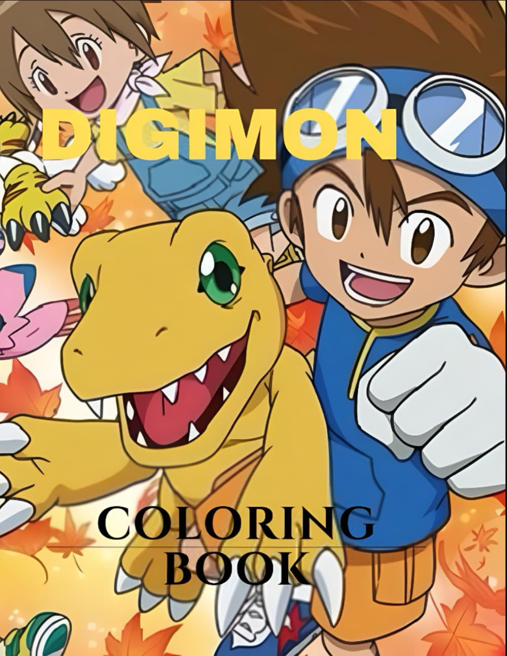 Coloring Book: Encourages creativity, patience, and fine motor skills through Degimon coloring