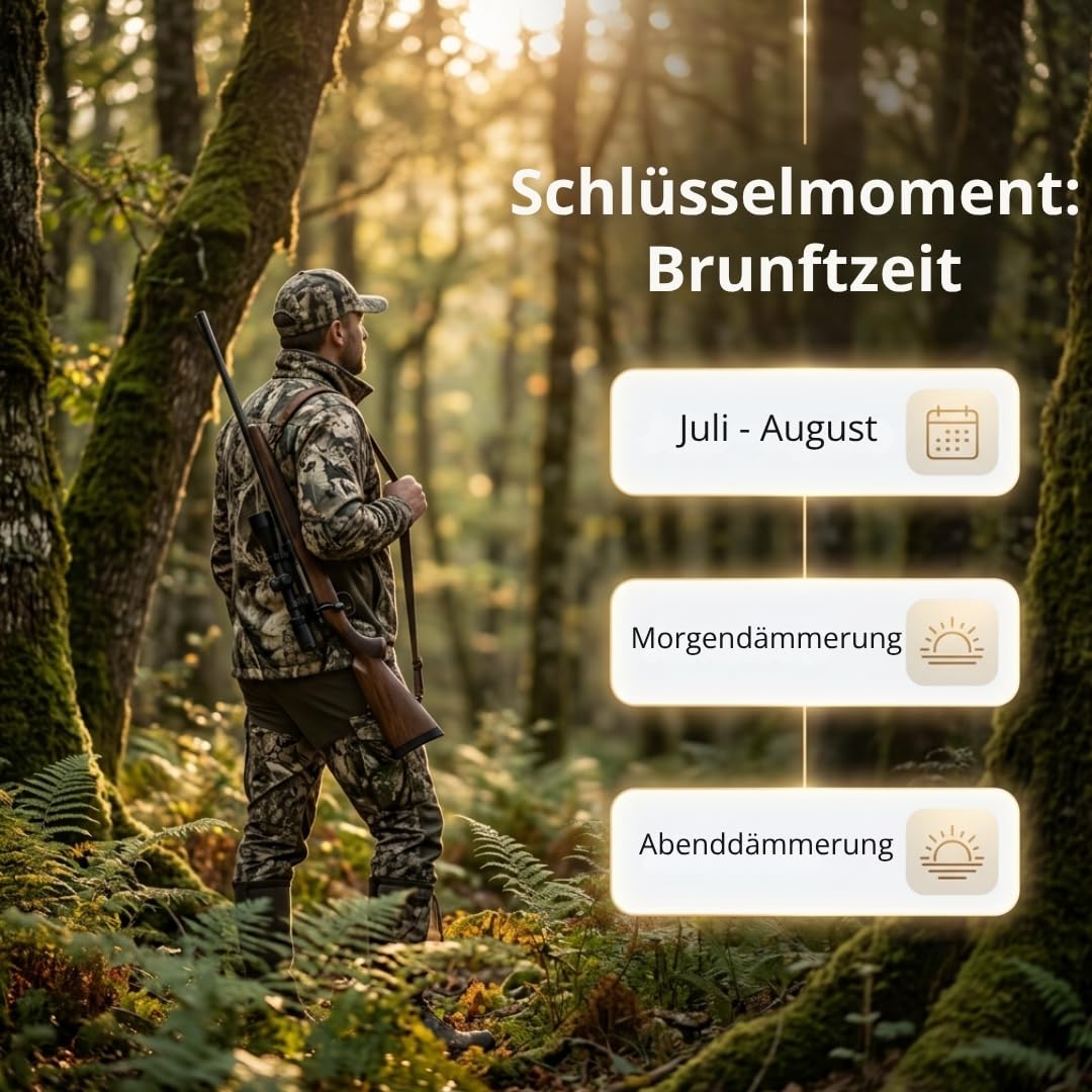 Buttolo Mundstück für Reh – Anspruch zum Nachrufen des Roches im Elch, selektives Blattieren für die Anziehung von Territorialen auf dem Hinterhof, realistische Jagdpfeife mit Seil und Anleitung | Buttolo Rehblatter Mundblatter Original