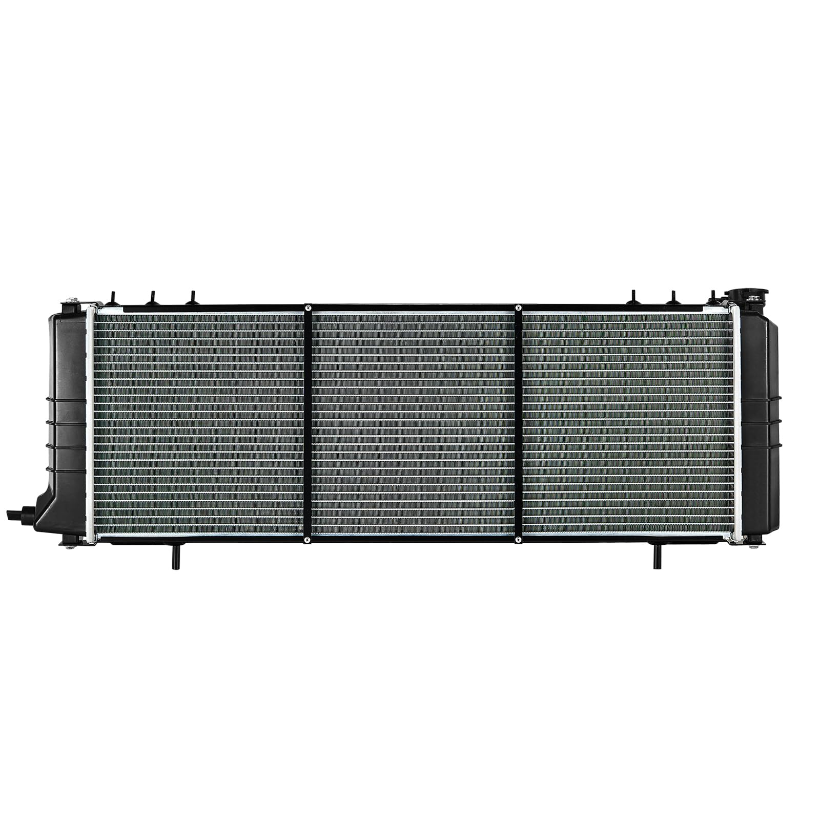 BDFHYK CU1193 Aluminum Radiator for Compatible with Jeep Cheroke,Comanche Full Aluminum Engine Coolant Radiator 2.5L 4.0L L6 Replace 1193 1592,Drive:4WD,RWD