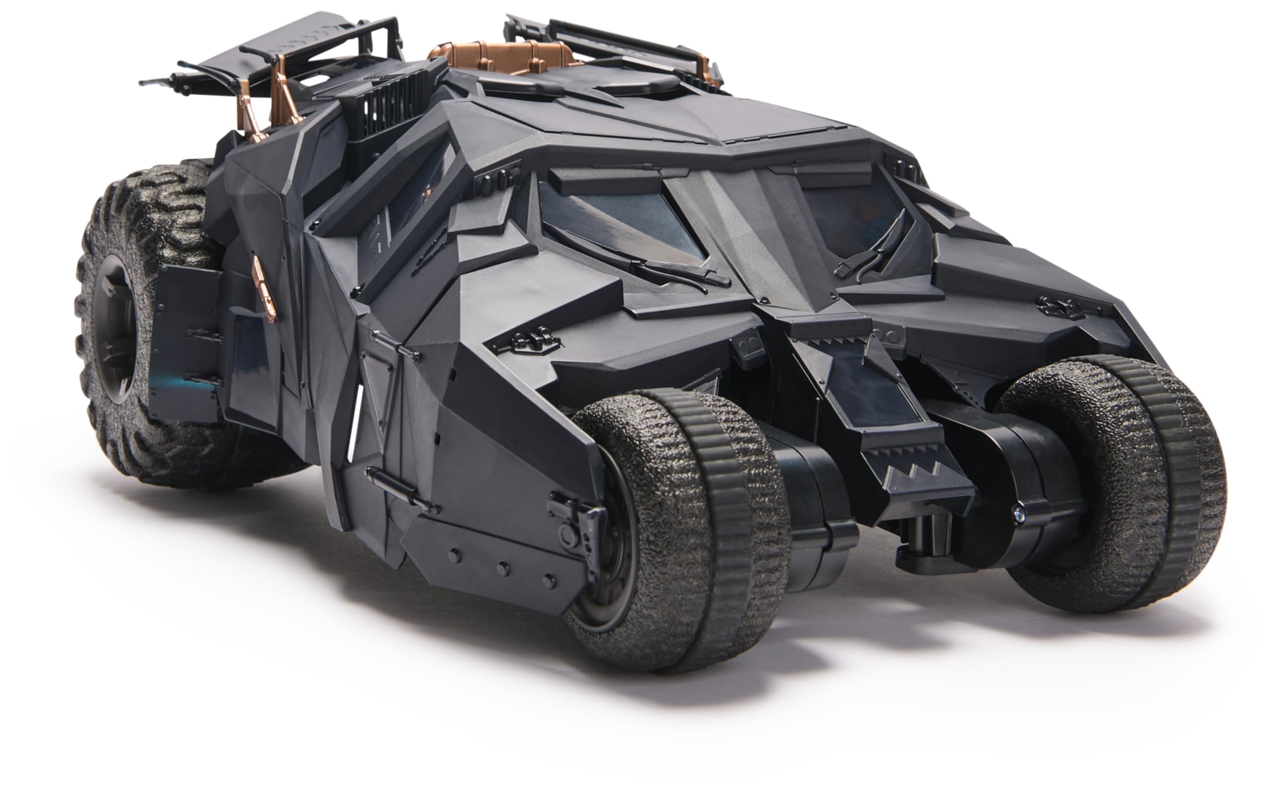 DC COMICS - BATMAN - Batmobile Tumbler RC oficial - Coche Radiocontrol escala 1:15 edición especial Dark Knight Trilogy 85 aniversario - Juguetes Niños 4 Años + - Regalo Niño 4 años +