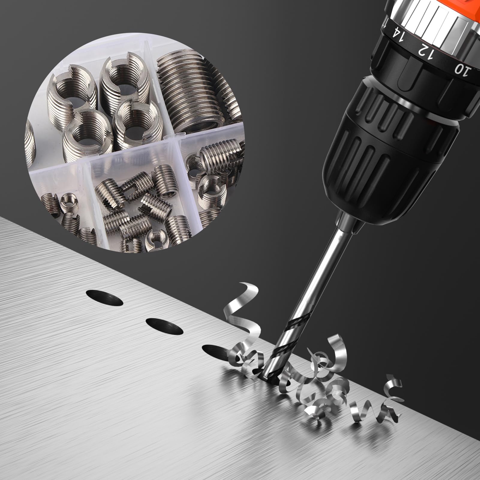 Stainless Steel Thread Inserts - 50 Pcs M3-M10 -4