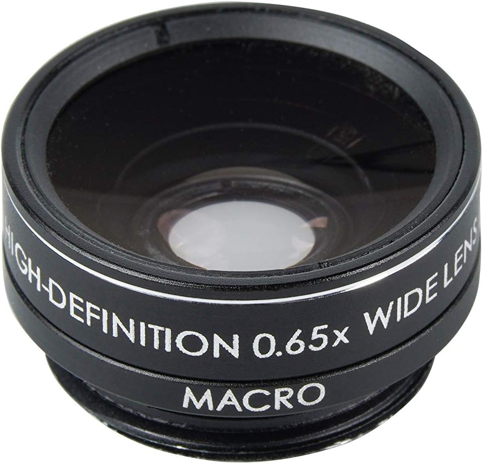 Kenko REAL PRO Multi-Coated Glass REAL PRO 0.6x Wide Angle + Macro Clip Lens for Mobile Devices, Black (KRP-065WM)