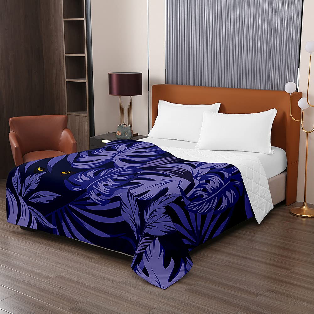Couvre-lit matelassé anti-plis et facile à laver pour protéger et décorer votre lit double
