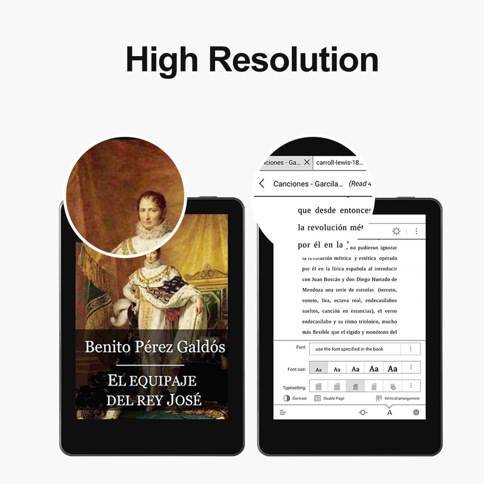 Lettore di Ebook da 6 Pollici, Dispositivo Digitale Portatile (BLACK)