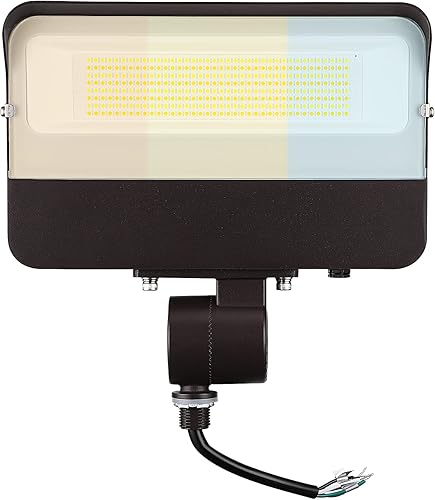 LEONLITE 3CCT - Luz de inundación LED de 100 W para exteriores, 3000 K4000 K5000 K seleccionable, montaje de nudillos ajustable, 13,000 LM, 1-10 V disponible en Yaxa Colombia