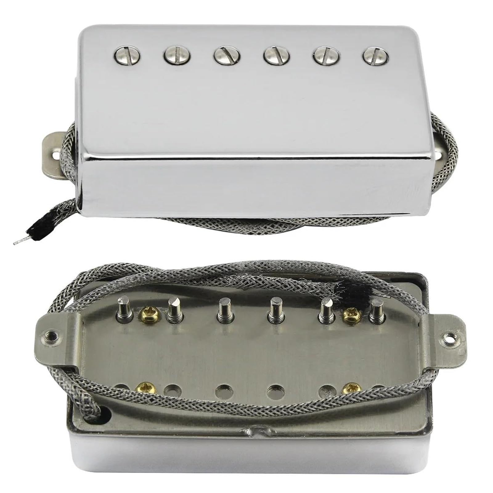 Pastilla De Guitarra Eléctrica Profesional Juego De Pastillas De Guitarra Profesional | Juego cromado de pastillas de guitarra Humbucker Alnico 5 LP piezas de guitarra