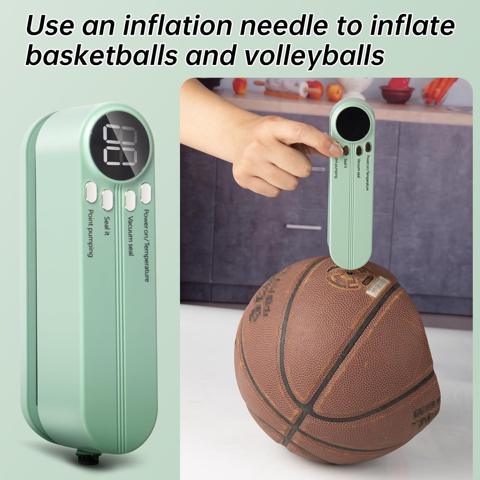 Mini sigillatrice sottovuoto 3 in 1 per alimenti, sigillatrice ricaricabile senza fili con 5 sacchetti, conservazione degli alimenti secchi/umidi, saldatura a caldo per patatine, pompa di