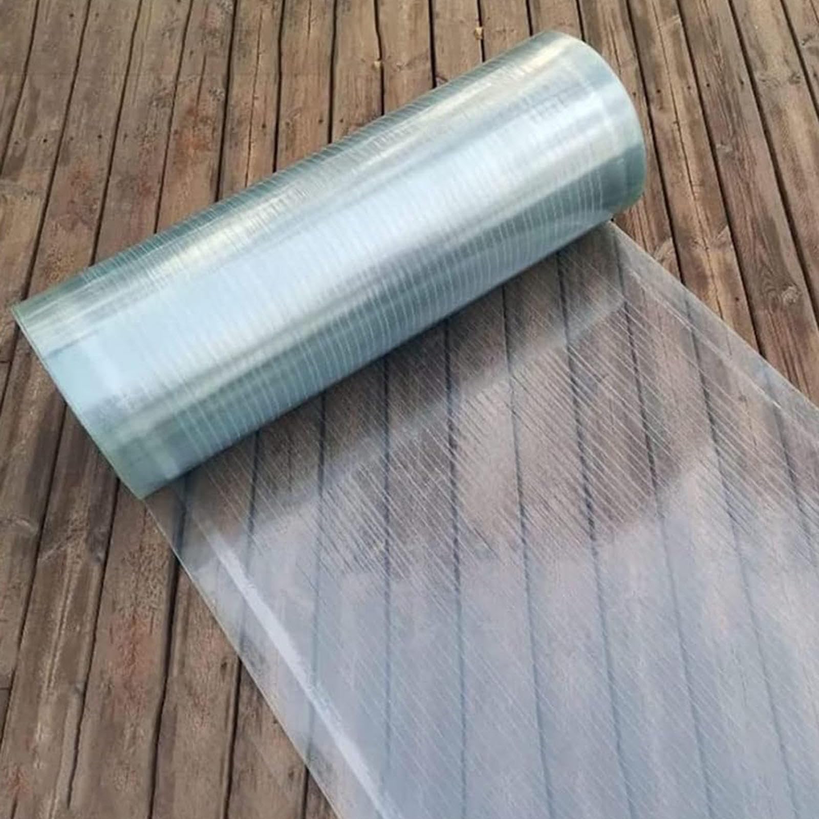 Lastre di copertura in policarbonato, pannelli trasparenti impermeabili per serre, rivestimenti per cornici a freddo per pergole da giardino e recinzioni per verande