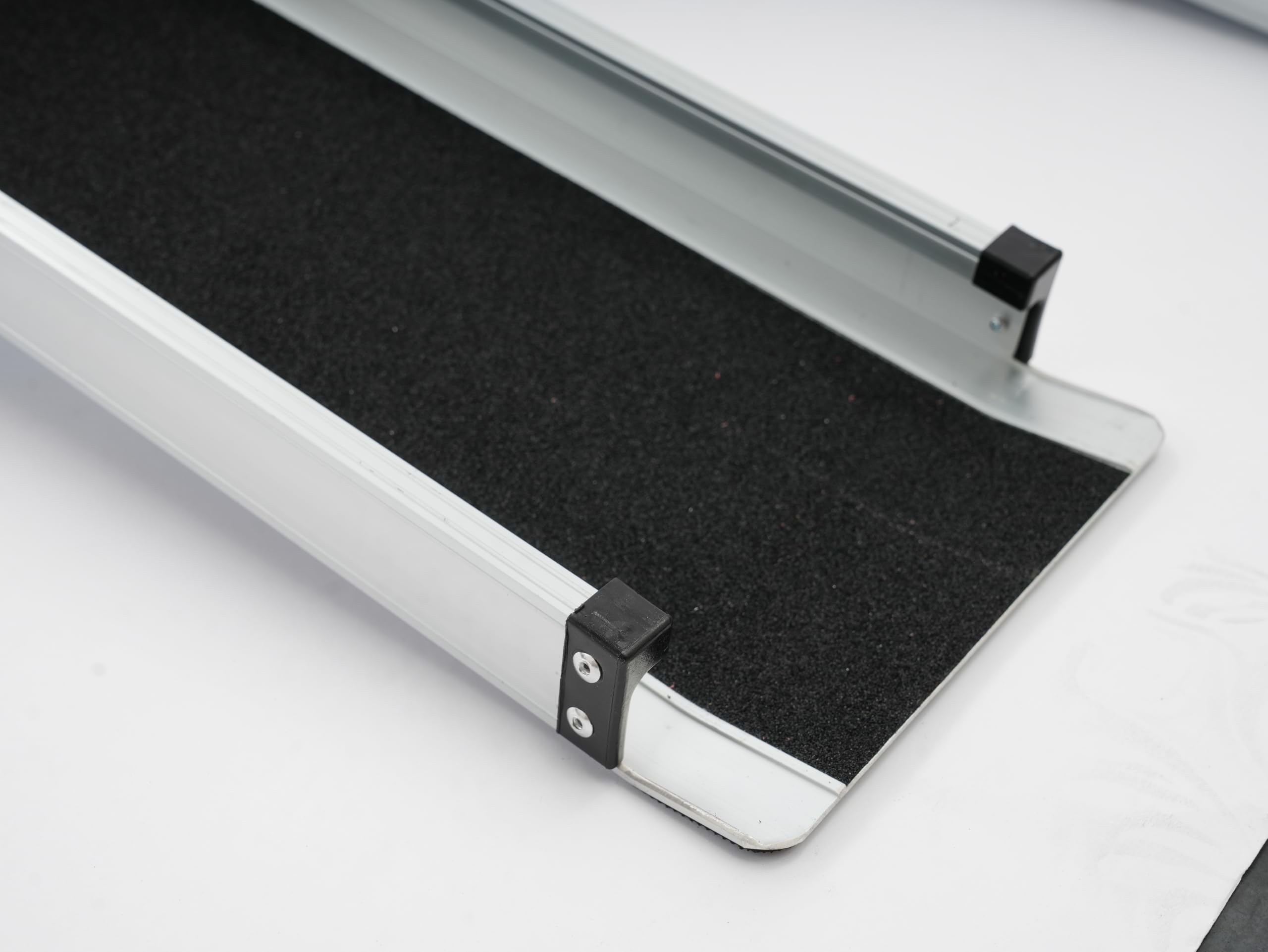 Rampa telescópica para silla de ruedas, 2 unidades, aluminio, plegable, 300