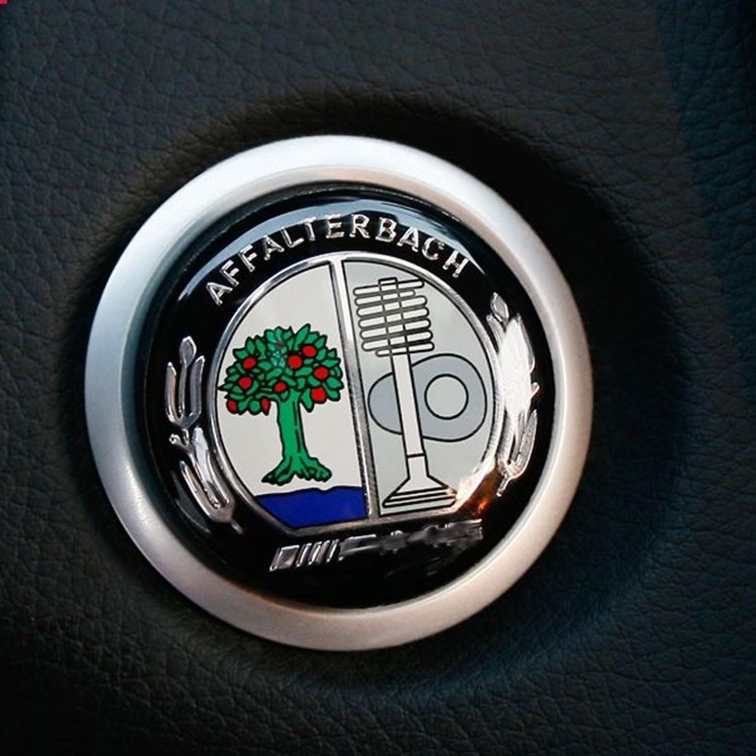 LCWLJL for Mercedes-Benz Interior Accessories Engine Start Stop Button Cover Ignition Button Cap Metal Decal Sticker for C E S M CLA CLS GLA GLC GLE GLK Class, P-212