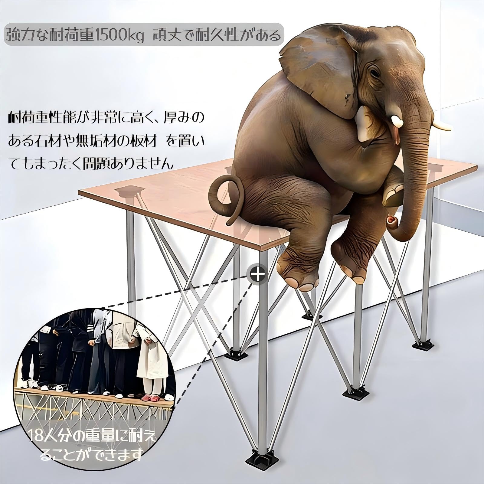 Amazon.co.jp: Tensuya スパイダーレッグワークベンチ 伸縮作業台 高さ