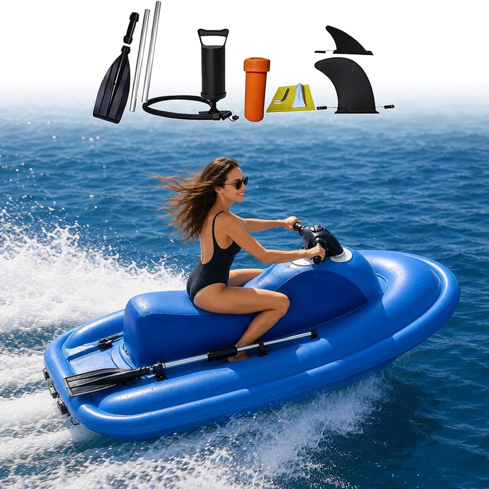 Motorised Inflatable Boat with 500W/700W 16A Brushless Propeller 700W