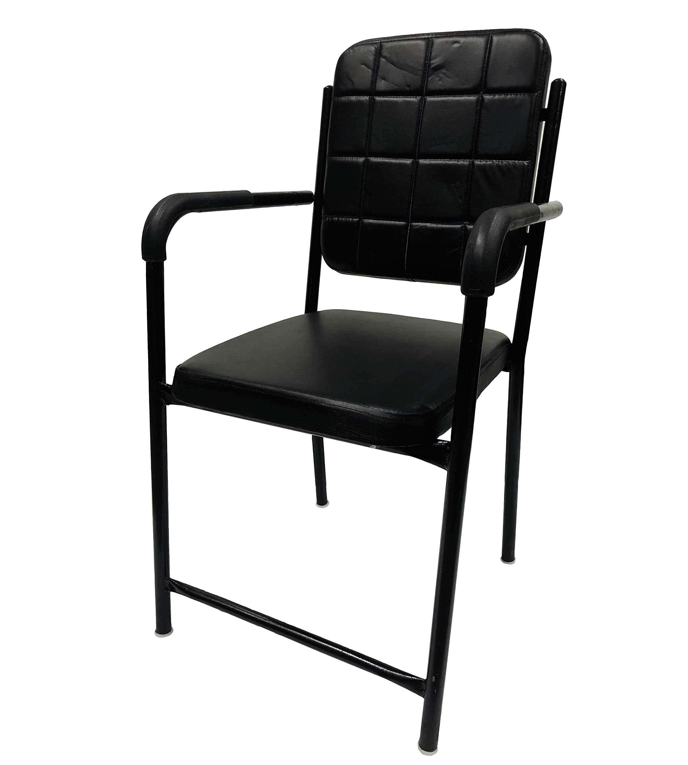 APPLE FURNITURE Chair Executive Office Visitor Chair Study Chair for Students with arm Rest with Cast Iron Frame and Cushion seat Back, Pack of 1 (Black) (B0D38GGS54) Amazon Price History, Amazon Price Tracker