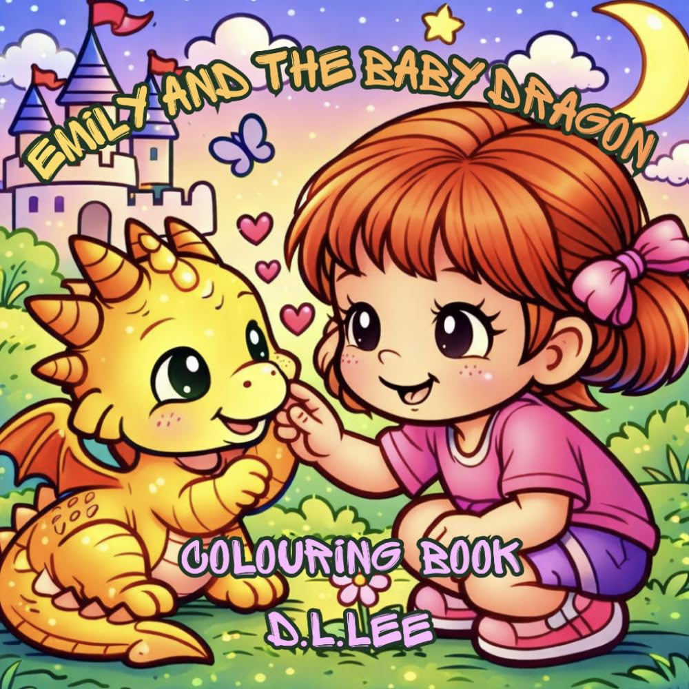 Emily And The Baby Dragon: Colouring Book