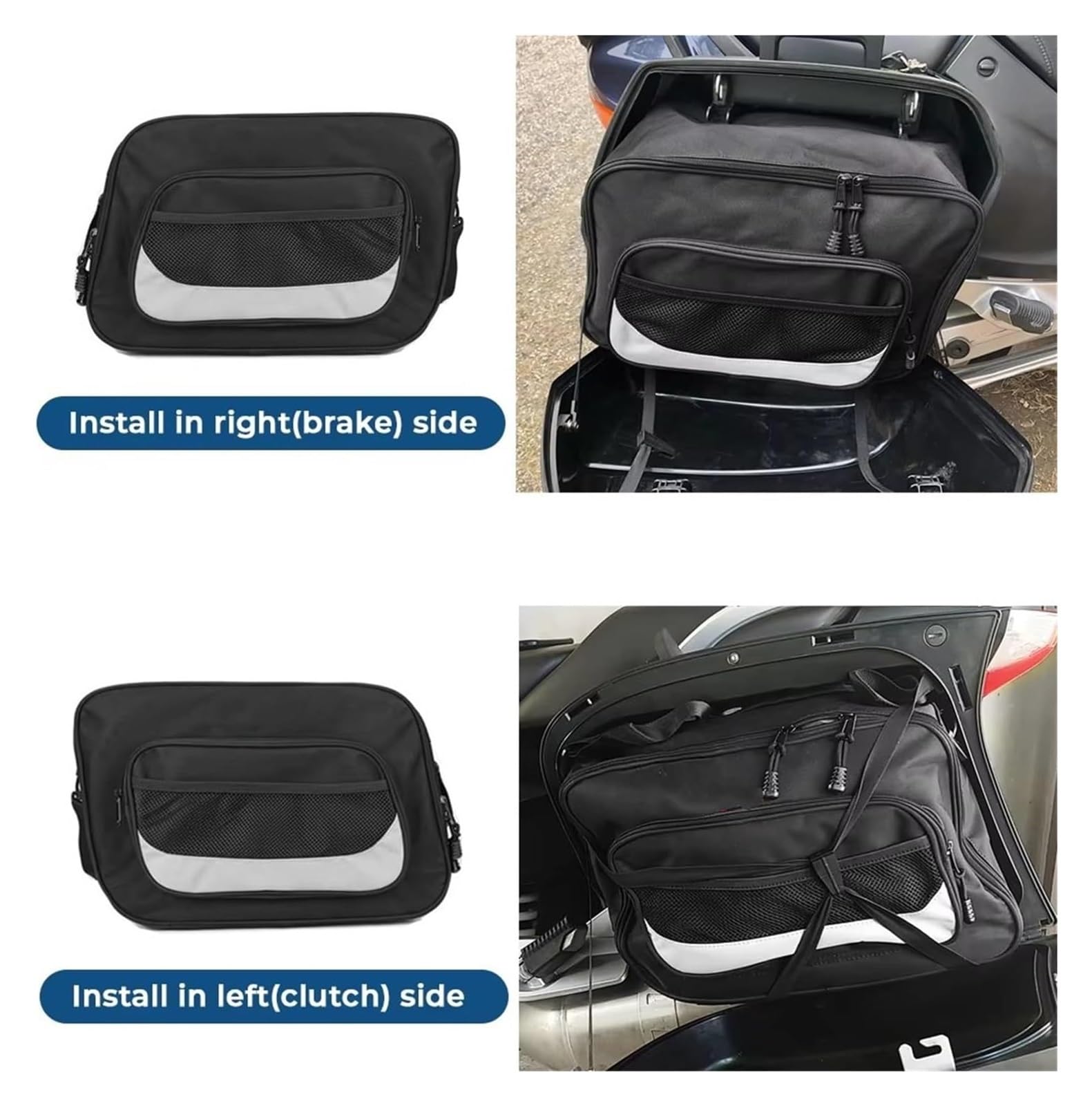 Moto Paraurti Borsa per BMW per R1250RT per R1200RT per S1000XR per R850RT per R1100 per R1150RT per K1200 Moto Bagagli Sella Borsa(Right And Left)