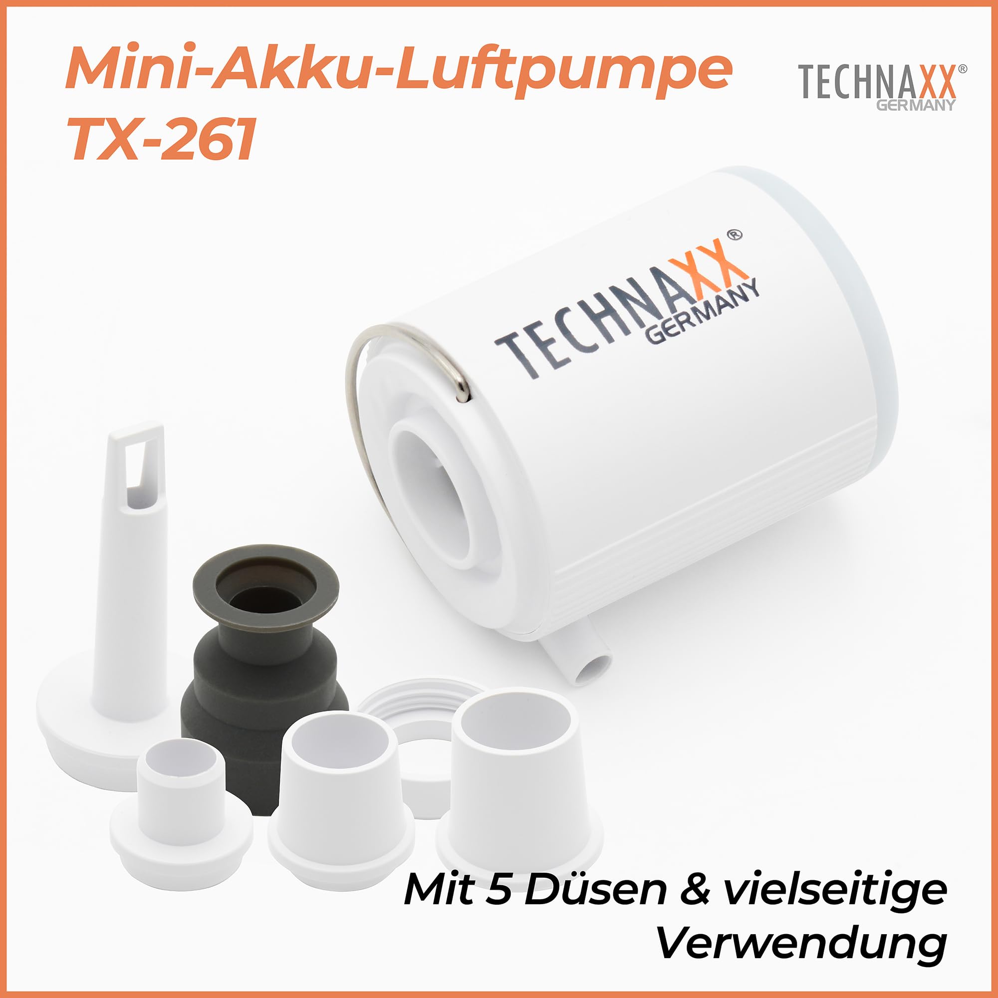Technaxx Mini pompka akumulatorowa