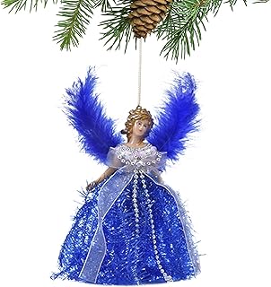 Christmas Angels for Tree, Christmas Doll Ornaments Angel Angel Topper with Wings, Handmade Christmas Angel Pendant Gifts