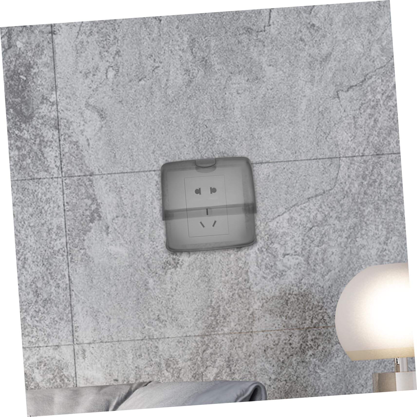 OSOLADY Box Socket Waterproof Box Ev Charger Wall Outlet Cover Transparent Wall Switch Covers Electric Plug Protective Cover Plug Receptacle Protectors Bathroom Socket Cover Plastic Black