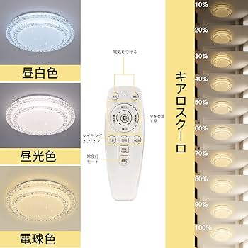 Amazon.co.jp : YOULIN LED シーリングライト 星空効果 10畳-12