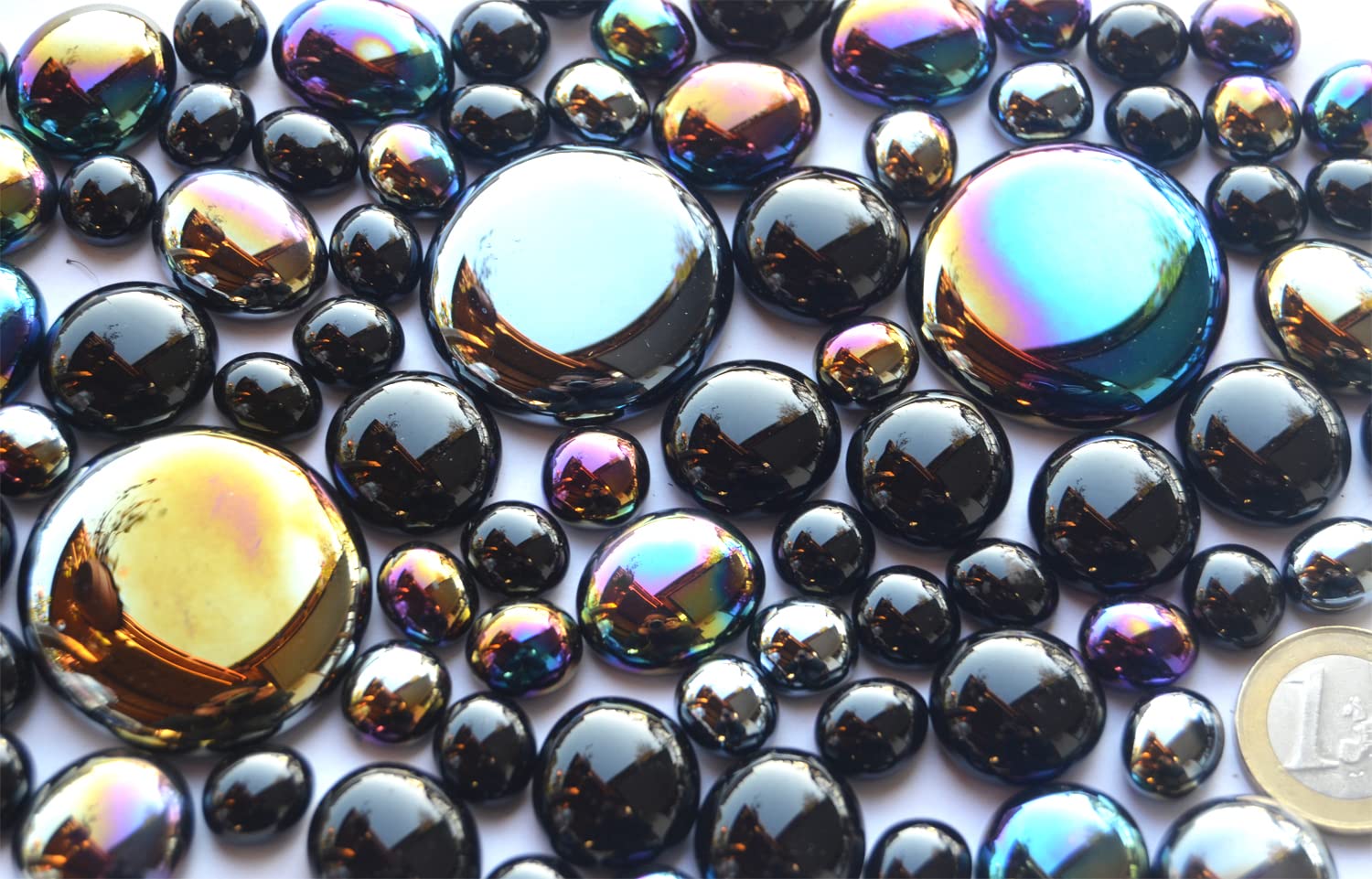 Bazare Masud E.K. Lot De 500 G Décoratifs Mosaïque Pépites De Verre