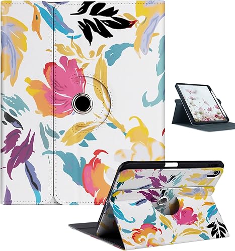 Miniatura 15 de Funda Giratoria para iPad Air de 6ª/5ª/4ª Generación (2024/2022/2020), Funda para iPad con Soporte para Lápiz - Cubierta de Soporte de Visualización