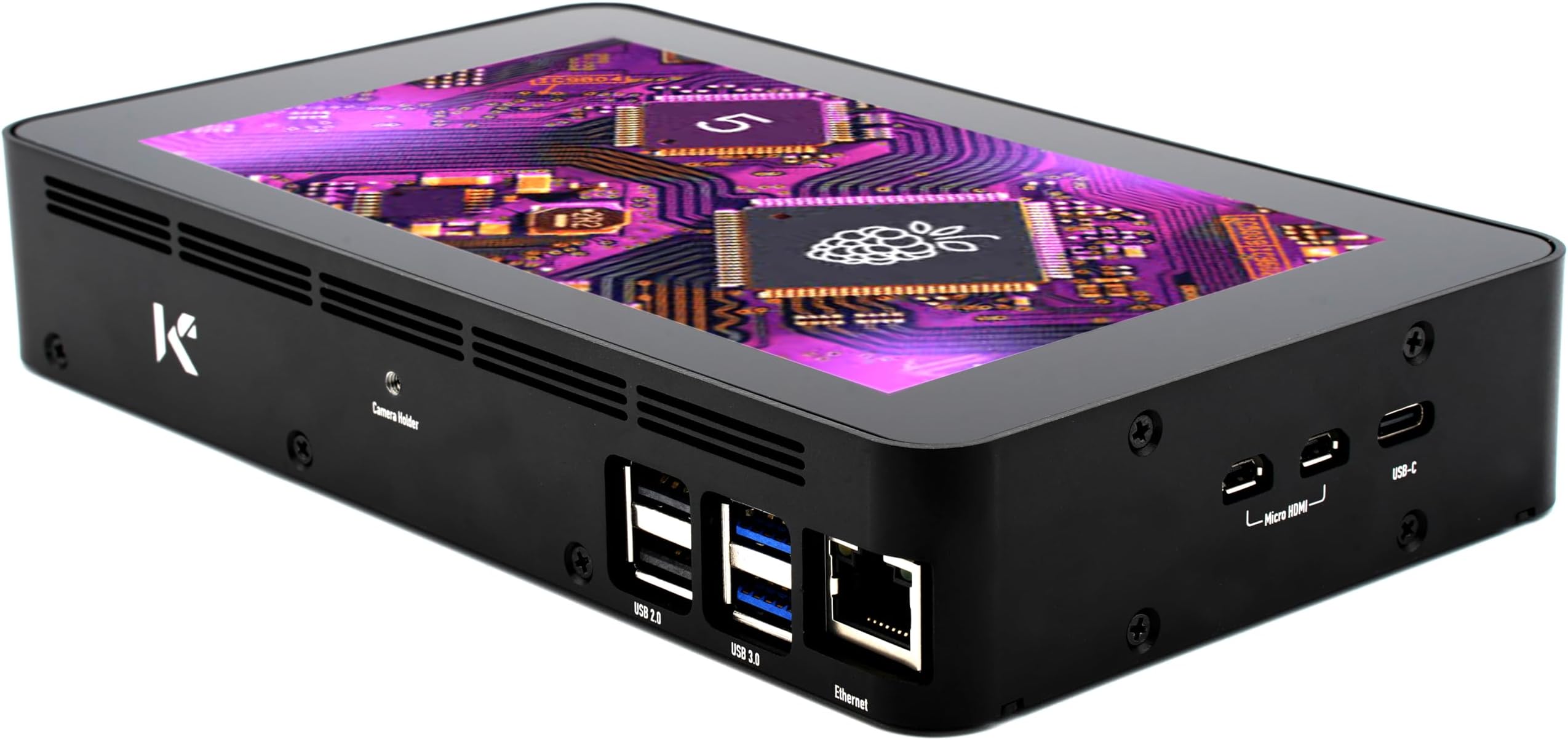 Amazon.com: Pironman 5 NVMe M.2 SSD PCIe Mini PC Case for Raspberry Pi ...