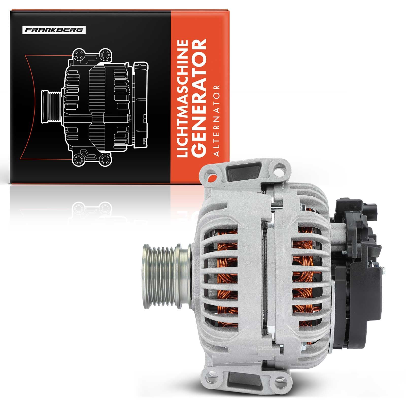 Frankberg Generador alternador 0124625022 | 0124625022; Compatible con: Autobús Vito W639, Viano W639, Vito/Mixto Van W639