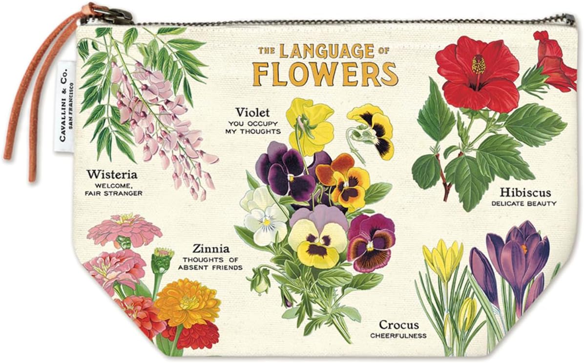 CAVALLINI & CO. Vintage Pouch Language Flowers