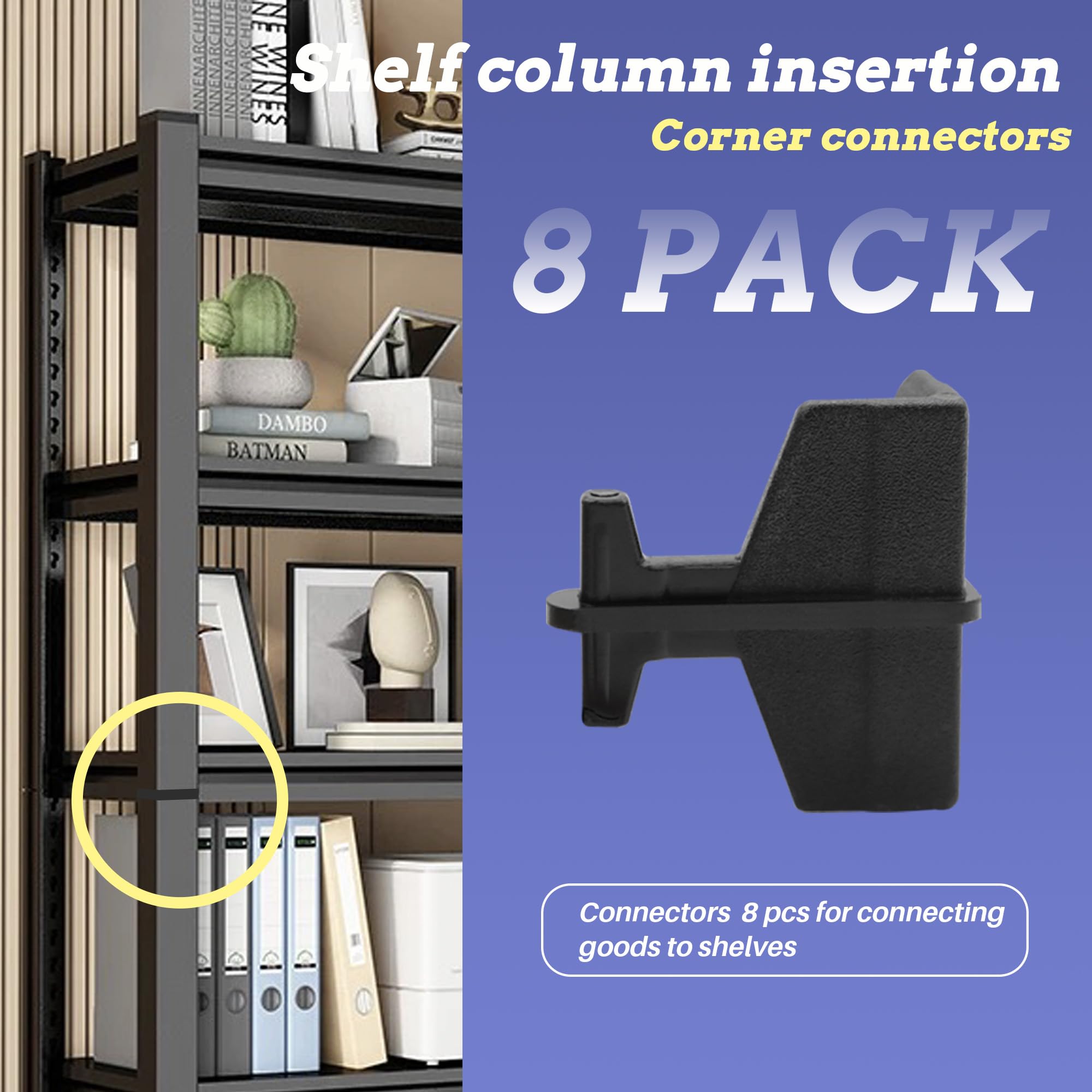 Whalen Shelving Connectors - Stabilize Your Storage -2